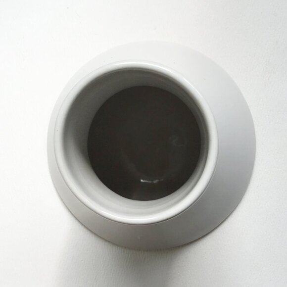 Postmodern White Ceramic Vase - Picture 6 of 7